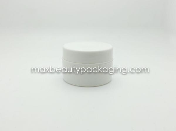 HOT SALE white PP cream jar plastic cream jar different size 30g dip powders jar cosmetic packaging