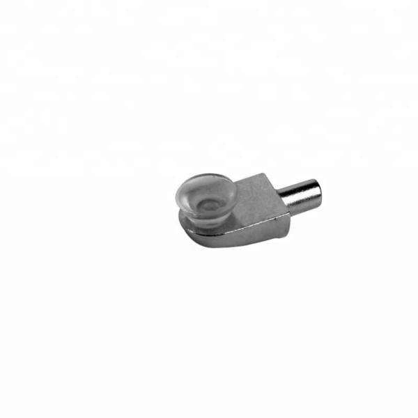 Nickel Plated Zinc Alloy Glass Shelf Clamp Bracket for 5/6mm Glass Shelves Support