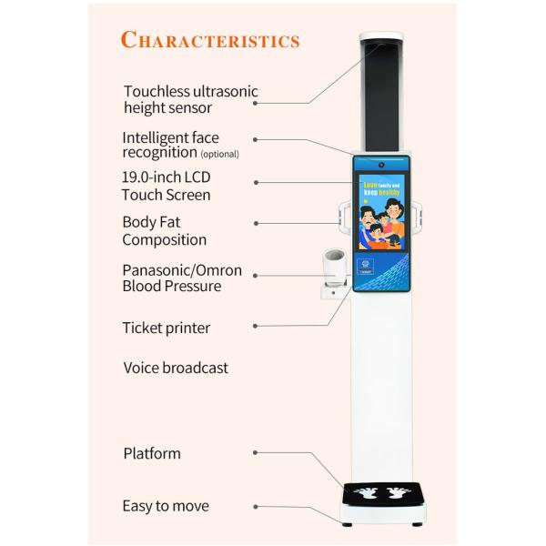 Bmi Blood Pressure Height Weight Measurement Scale Body Fat Test