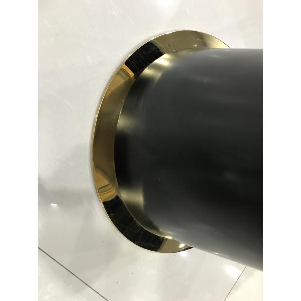 Modern Minimalist 70cm Stainless Steel Marble Coffee Table