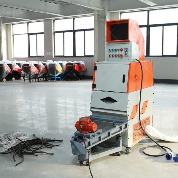 Industrial Electric Copper PVC Shredder Machine Copper Wire Plastic Crushing And Separator