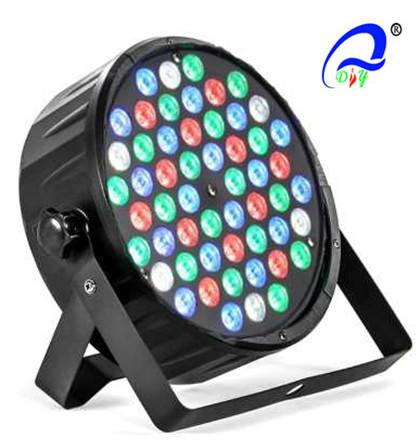 54X3W RGBW LED PAR 64 DMX 512 LED Stage Light for Disco Wedding and Party