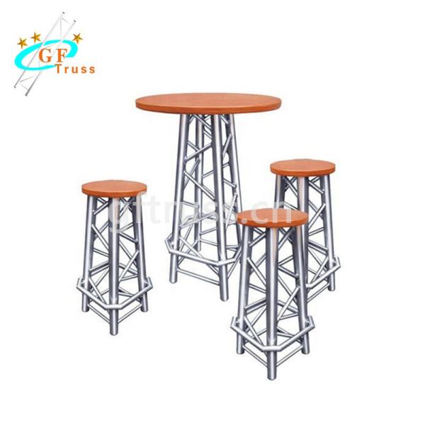Modern aluminum  high chair bar stool  furniture table and chair for club