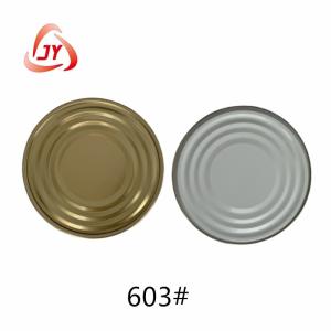 603 #（153mm）TFS Hard open End Food packaging Clear and White sealed cap