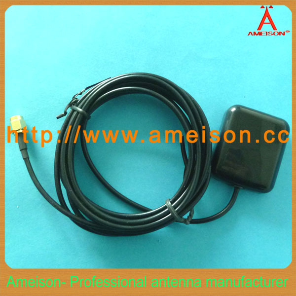 SMA Male Connector Magnetic Mount RG174 3M cable 5dBi glonass for ipad mini gps antenna