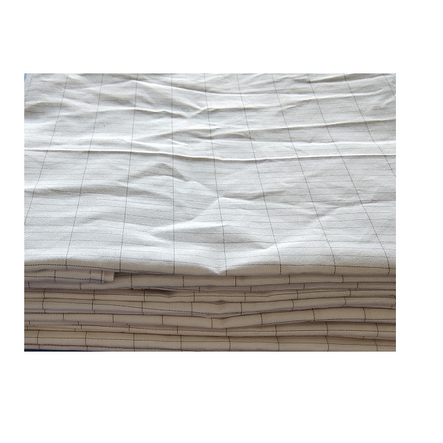 New Lifestyle Customized White/Grey Silver Fiber Cotton Bed Sheet Sets Grounding Earthing Friendly Electric Earth Safety