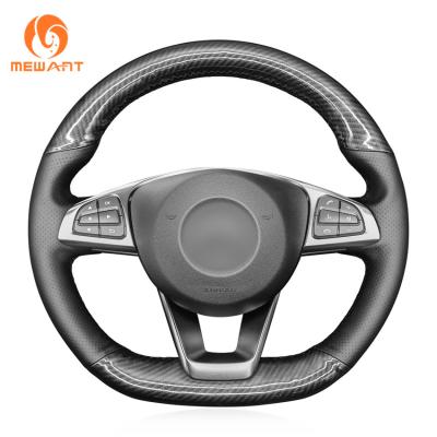 Mercedes GLC X253 C E S SL GLE CLA CLS Class AMG C43 Carbon Fiber Steering Wheel Cover