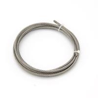 7x19 5-6mm 304 câble en acier inoxydable avec revêtement en téflon résistant à la corrosion