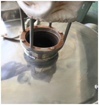 One Shaft Cosmetic Powder Mixer , 10KGS Capacity CE Standard / 2800RPM