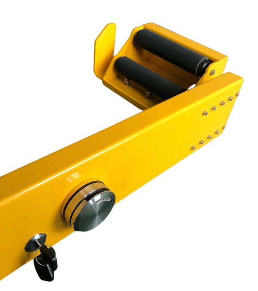 Lightweight Yellow Electrostatic Spraying Anti Theft Wheel Lock for Secure Parking