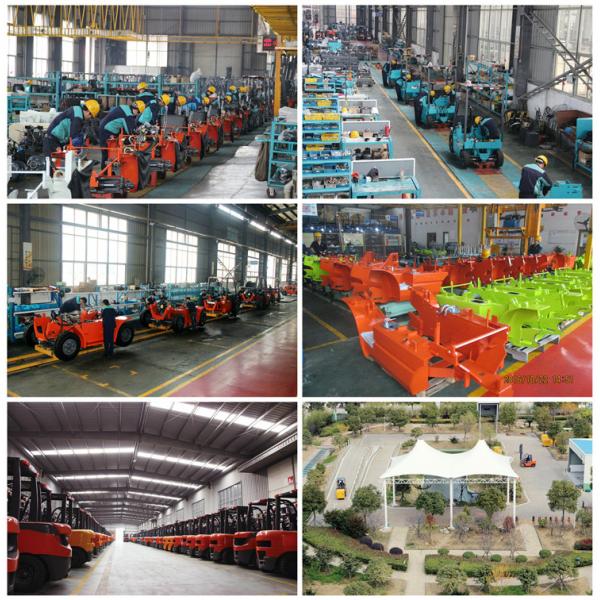 10 Ton Capacity Industrial Forklift Truck , FD100 Counterbalance Reach Truck