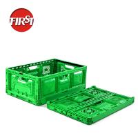 Foldable Mesh Crates For Vegetable Collapsible Plastic Shipping Crates 600x400x52mm