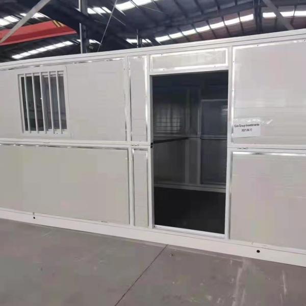 Fácil Instalação 20ft Painel Sandwich de Aço Portátil Casa de Contêineres dobráveis prontos