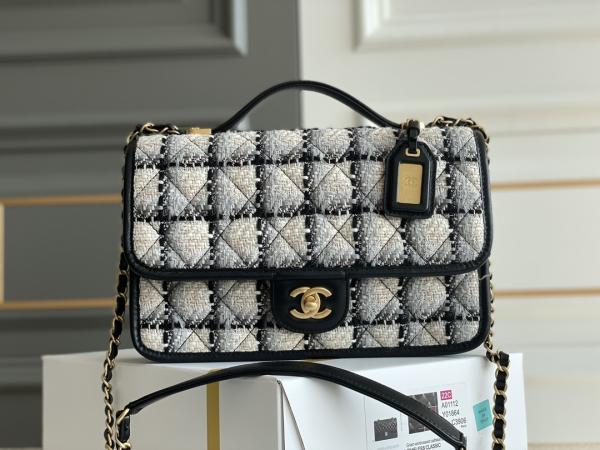 Mulheres marcadas feitas sob encomenda médias da pele de bezerro dos sacos 2WAY Chanel Flap Bag