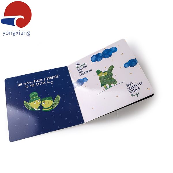 Environmentally Friendly Children's Board Books Glossy Lamination Custom Hard Cover Books