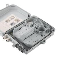 Caixa de distribuição de fibra óptica de 24 núcleos PC Material ABS FTTH
