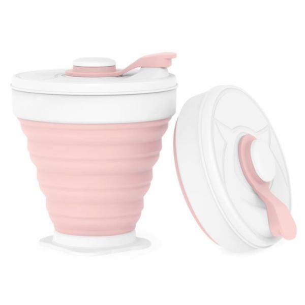 Travel Silicone Collapsible Coffee Cup Food Grade Material For Camping Hiking