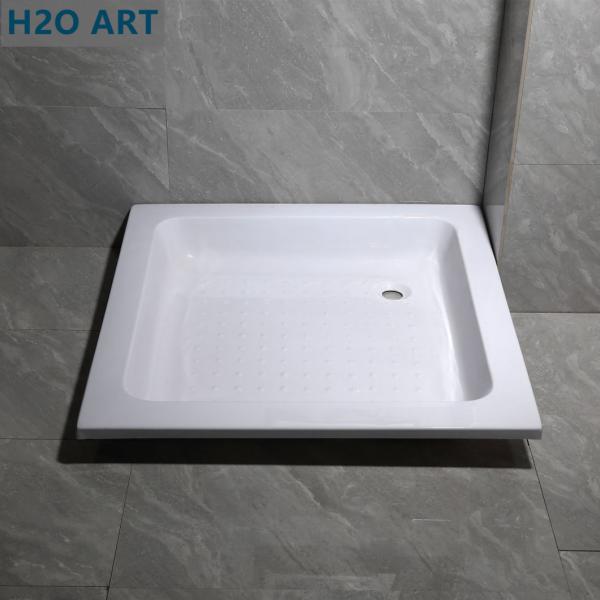 Under Tile Bath Single Color Acrylic Shower Tray with 50mm Diameter Waste Hole at Prices