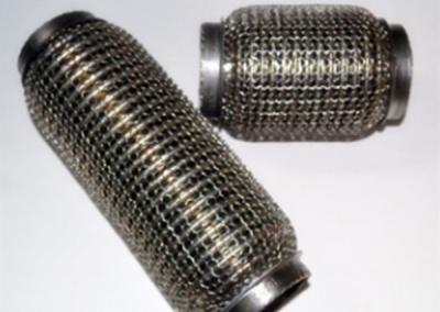 Stainless Steel Auto Exhaust Flexible Pipe 51 X 186mm Size 38 - 76mm Inner Diameter