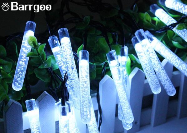 Multicolor Solar Powered Icicle Christmas Lights Fairy String Outdoor Wedding Party Lamp