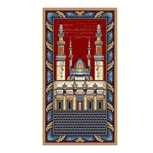 Single Mosque Prayer Rug PP Wilton Muslim Carpet 65cm X 120cm