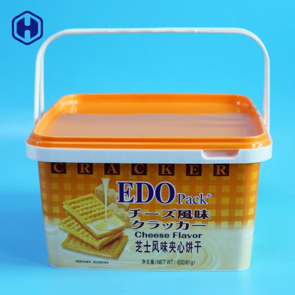 ушаты 121mm пластиковые IML с логотипом ручки изготовленным на заказ