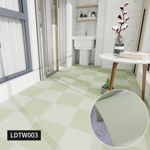 PVC Vinyl Film Waterproof Oil Proof Moisture Proof Carpet Design Floor Sticker