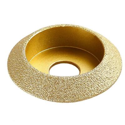 75mm Diamond Hand V dão forma ao vácuo da roda de moedura soldado