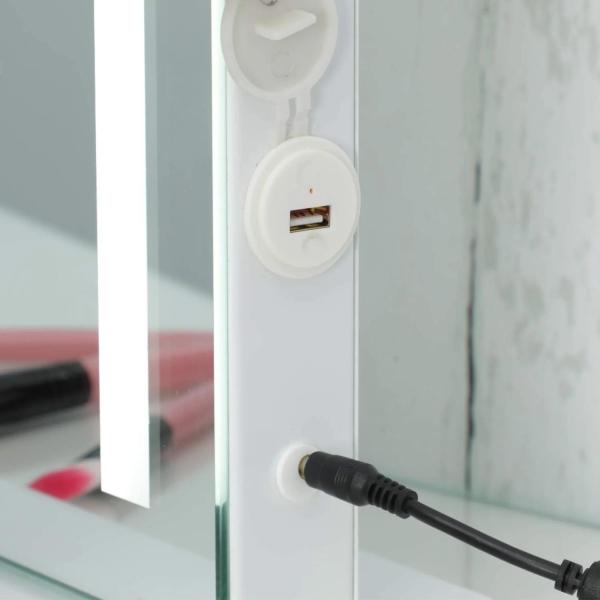 Mounted Hollywood Bathroom Mirror Electric Magnifying With Light