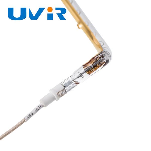 Tuyau de chauffage infrarouge 3D plaqué doré 150-6000W
