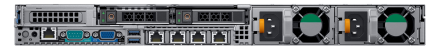 Сервер шкафа Dell EMC PowerEdge R640 1U сервера хранений гнезда DDR4 2