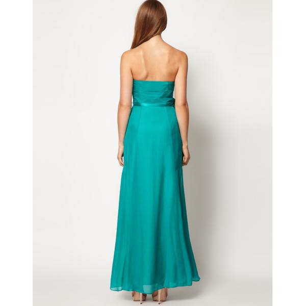 Платья вечера полиэфира lhbim без бретелек с чувствительным цветком