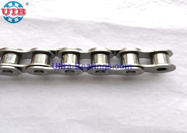 104KN Transmission Components Triplex Roller Chains Anti Corrosion For Chemical Industry