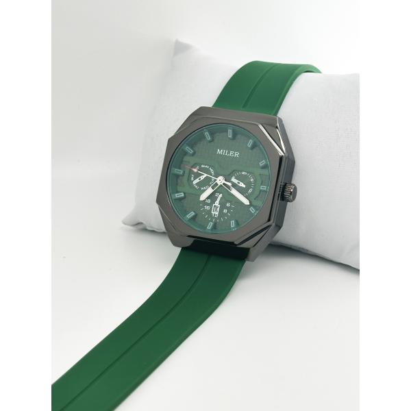 Мужские роскошные часы водонепроницаемые светящиеся автоматические лунные даты силиконовые свободные часы кварцевые мужские