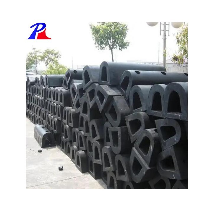Boat Dock Ship Rubber Fender D-Shape Loading Dock Bumper for All Weather Conditions