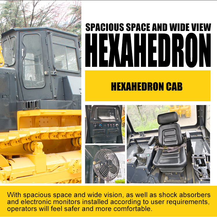 320HP Crawler Bulldozer with High Operating Efficiency and Heavy-Duty Chassis for Construction Projects