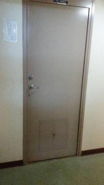 Stainless Steel Left or Right Outwards Access Doors , Fireproof A60 Cabin Doors