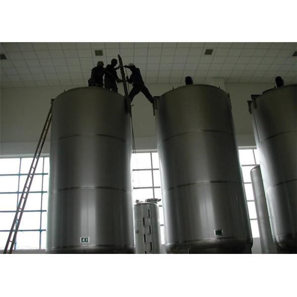 304 316 Stainless Steel Fermentation Tanks / Heated Mixing Tank ISO Approved