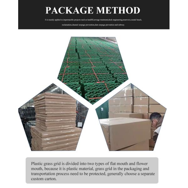 HDPE Plastic Protection Parking Lots Material Plastic Grass Paver for Origin Type