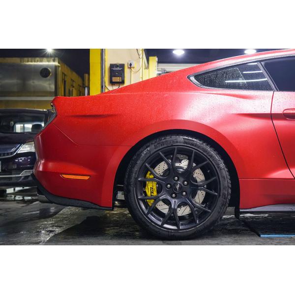 Ford Mustang BBK Brake Kit S40 4 Пистоновый кабельный калибр для задних двойных калибр