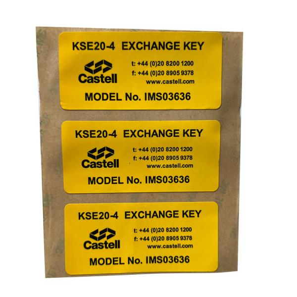 Custom Printing 3M Vinyl Label Sticker Synthetic Paper Die Cut Vinyl Sticker