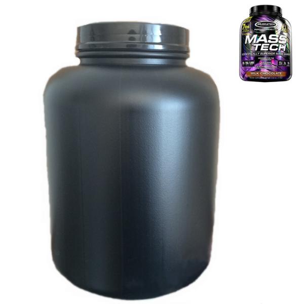 Large Capacity 7L Plastic Powder Canister Protein Powder Jar Canister OEM