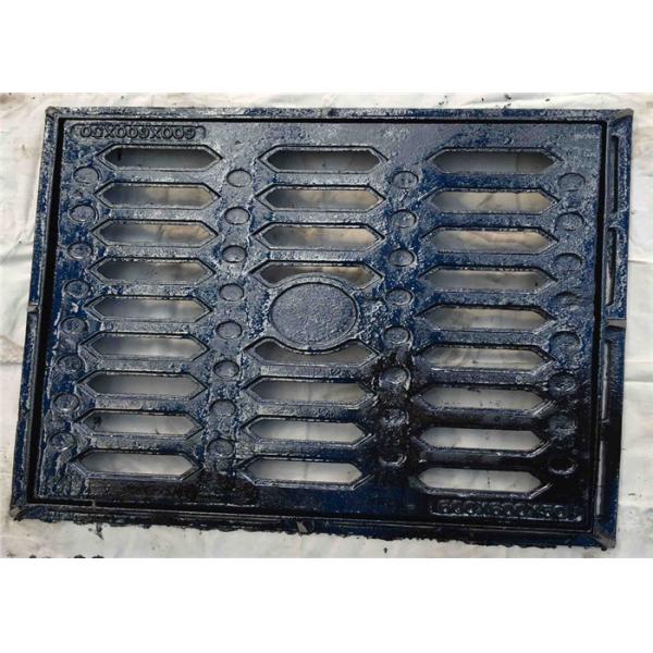 Square Type Cast Iron Trench Drain Grates Metal Door Grate Anti Frozen