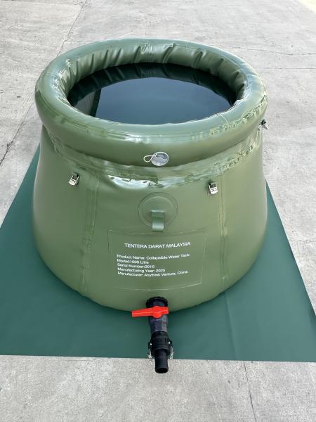 Expandable Water Bladder 100cm X 50cm X 30cm 6 Years of Long-Lasting Water Storage