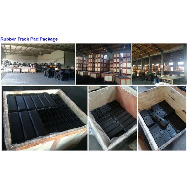 XDE Bolt On Rubber Pad 800X165X80 Rubber Pad Excavator Rubber Pad For Sale