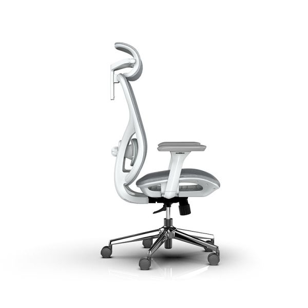 Modern Office Staff Chairs Manufacturer Grey Full Mesh Modern Ergonomic Office Chair