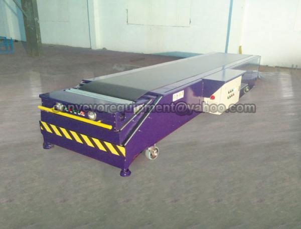 3 Sections Telescopic Belt Conveyor for 20 ft container loading & unloading