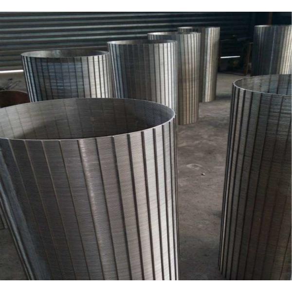 4'' Water Treatment Stainless Steel Woven Wire Mesh Sand Screen With Diamond Hole