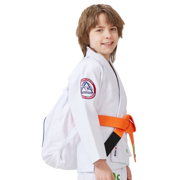 Customized Logo 100% Cotton 350 GSM Pearl Weave Jiu Jitsu Gi BJJ Kimono for Martial Arts Training