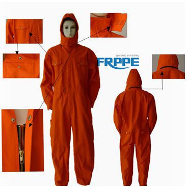 Orange 	Lightweight Fr Coveralls / Flash Arc Resistant Coveralls With Hood NFPA 2112
